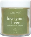 cosmix Mīlēt Jūsu aknas, Detoksikācijas aknu un nieru, Attīra asinis, samazināt iekaisuma, Bhumi Amalaki, Piena dadzis, Turmeric, 60G - Makes Upto 40 Kalpo, Augu bāzes Superfood Blend