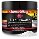 Olympian Labs PSN A-AKG pulveris vīriešu veselībai, enerģijai un sporta uzturam, 40-3g Servings, 120 Gram Jar