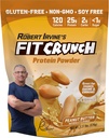 FITCRUNCH tri-Blend Whey Protein, Keto Friendly, zems kaloriju līmenis, augsts olbaltumvielu saturs, bez lipekļa, bez sojas (18 Kalpo, zemesriekstu sviests)