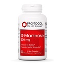 Protokols D-mannoze - 500mg - Urīnpūšļa tīrīšana - Atbalsts Veselība Urīna Tract* - vīriešiem un sievietēm - Kosher & Non-GMO - 90 Veg kapsulas