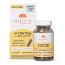 Uqora in Control urīnpūšļa atbalsts - ikdienas urīnpūšļa kopšana un atbalsts urīna komfortam - izgatavots no botānikas, tāpat kā Horsetail & Spicebush - bez lipekļa un veģetārietis - 60 kapsulas