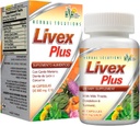 Augu Solutions Livex Plus Dabīgs papildinājums aknu klīzei. Palīdz uzlabot aknu detoksu un gremošanas veselību.