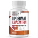 Liposomālais astaksantīna papildinājums 24 MG, maksimālā absorbcija, antioksidants spēcīgāks par VIT C, bez GMO un glutēna - 60 softgeli(2 mēnešu piegādes)