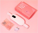 Pārnēsājams apkures pads periodam Krampji - Periods Relief Menstrual Apkure Pad Vibrācijas Apkure Pad sāpēm, Uzlādējama baterija, Bezvadu apkures pad ar Massager Girlend Dāvanas