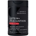 Sporta pētījumi® Luteīns un Zeaksantīna kapsulas - acu veselības atbalsta papildinājums izgatavots ar Lute-Gen® un organisko kokosriekstu eļļu - Vegan Friendly & Non-GMO Verified - 120 Veggie Softgels