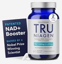 TRU NIAGEN PRO NAD Supplement for Brain Function, Anti Aging, Cell Regeneration Patented Niagen Supports Cellular Energy Nicotinamide Riboside (NR) 30-1000mg Servings (2x500mg, Take 2 Daily)