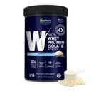 Biochem 100% sūkalu izolāta proteīns - Vanilla Flavor - 15.1 Ziedes - Atbalsta Imūnās veselības - Viegli Sagremojams - Atsvaidzinoša garša - 20g Veģetārais proteīns - aminoskābes