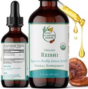 Reiši Tincture - nervu un imūnās sistēmas atbalsts, elpošanas sistēma, sirds un asinsvadu un vielmaiņas veselība, Focus & Calm Mind, Herbal Papildinājums - 2 Fl Oz
