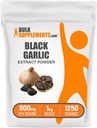 BulkSupplements.com Black Ķiploku ekstrakta pulveris - novecojis Ķiploku ekstrakts, augu papildinājums - Vegan & Gluten Free, 800mg uz vienu Kalpotāju, 1kg (2.2 mārciņas) (1. iepakojums)