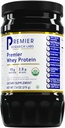 Premier Research Labs sūkalu proteīns - neflavorēts Premier Whey Protein pulveris, Organic Whey Protein Koncentrāts, Keto Friendly, Ready Mixes with Drinks, Zema siltuma filtrēts - 7.4 Oz