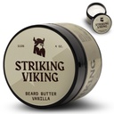 Stiķējošs vikingu bārda sviests - negreasy Mitrinošs ar dabīgām sastāvdaļām (Vanilla, 4oz) - Saglabājiet bārda hidratēts un atsvaidzinošs