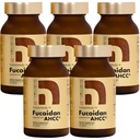 Fucoidan Powered with AHCC® Brown Seaweed Immunity Papildinājums ar augstas tīrības Organic Mekabu Mozuku Agaricus 5 pudeles - 800 Dārzeņu kapsulas Ražotas Japānā