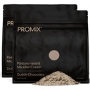 ProMix Nutrition Casein Protein Powder - Grass-Fed, Ganības Paaugstināts, Lēna Izlaišana 25g Micellar Casein - 5.4g BCAAs Gluten bez cukura, bez sojas - Šokolāde, 5lb