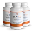 VITASEI Salmoflex jūras kolagēna peptīdi ar hialuronskābi un C vitamīnu, D, E - Lašu kolagēna papildinājums kauliem un locītavām - mati, āda un nagi Vitamīni - 60 kapsulas (iepakojums no 3)
