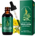 Mullein Leaf ekstrakts,Mullein Drops for Lungs,Natural Cleanse,Mullein Leaf Šķidrā ekstrakta papildinājums,Veģetārie Veselīgs Dzīvesveids,2 FL OZ