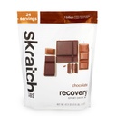 Skratch Labs Post Workout Recovery Drink Sajauc ar šokolādi, (41.6 oz, 24 Servē) ar pilnīgu piena olbaltumvielu kazeīna un sūkalu un probiotikas, bez lipekļa, košera, dabas, veģetārietis