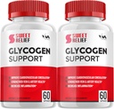 (2 Iepakojums) SweetRelief Glycogen – Salduma atvieglojuma kapsulas tīrākas, SweetRelief tabletes, Advanced Formula for Overall Wellness, Sweet Relief Glycogen Atsauksmes, 120 kapsulas