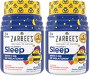 Zarbee's Children's Miega Gumies with Melatonin, Non-Habit Veidojot Bērnu Miega Gumijas Darbs ar dabas miega cikliem, lai veicinātu mierīgu miegu, bez zālēm, dabas zemeņu, 60 ct (2. komplekts)