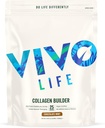 Vivo life - augu proteīns kolagēns Builder ar C vitamīnu, aminoskābes un hialuronskābe, Atbalsts veselīga matu, ādas un nagu, vegan (Vanilla & Cinnamon)