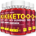 Keto ACV Gummies - 1500mg Apple Sidra Etiķis ar māti - Vegan, Non-GMO, Organic Apple Cider Etiķis sievietēm vīriešiem, Detox & tīrīt, 5 Pack