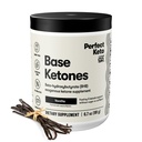 Perfect Keto eksogēnais ketonu pulveris, BHB sāļi Papildinājums Ketozei un gavēšanai, Plus Elektrolīti hidrācijai, Kofeīns Bez Enerģija, Keto Diēta, Focus & Workout Support, Vanilla, 6.7 oz