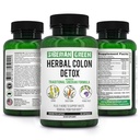 Sibīrijas zaļā augu kolonna Detox ar Senna Bluckthorn Prune Fruit 90 kapsulas – tradicionālā Sibīrijas formula 14 augi un probiotika, lai attīrītu koloniju un detox ķermeņa