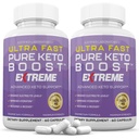 Īpaši ātri Pure Keto Boost Extreme Keto Tabletes 1675MG Jaunas un uzlabotas Formulas Satur Apple sidru Etiķis Extra Virgin Olīveļļa Pulveris Zaļās tējas lapas 120 kapsulas
