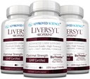 Apstiprināts Science Liversyl - Atbalsts Optimāla aknu funkcija - Attīriet un Detox - Ātri un efektīvi - Piena dadži, Artišoka ekstrakts, un Bioperīns - Vegan - 180 Count - 3 Month Supply - Ražots ASV