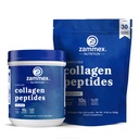 Zammex kolagēna peptīdi Pulveris Neflavored 600g + 30 Sticks Travel Packets
