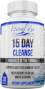 Mūžīgais Zen 15 Day Colon Cleanser Detox ar Extra Strength Herbs, Senna ir ātri darbojas dabas Laxative aizcietējuma atvieglošana - visa ķermeņa tīrīšana - 30 kapsulas