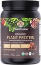 SOTRU Organic Vegan Protein Powder - Vesela pārtika, augu izcelsmes proteīns Pulveris ar zaļu Superfoods, Fermenti & Probiotikas - USDA Sertificēts Organic, Non-GMO, Bez lipekļa - Šokolāde 18,5 oz, 21 Kalpo