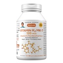 ANDREW LESSMAN vitamīns K2 MK7 120 mcg 360 Softgels - būtiski veselīgai kalcija izmantošanai, veicina optimālu skeleta, sirds un arteriālo veselību. Nav piedevu. Mazs, viegli norij Sofgelus