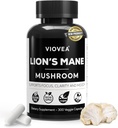 Lion's Mane papildkapsulas - 300 kapsulas (5-Mēneša padeve), atbalsta fokusu, skaidrību, atmiņu un vispārējo izziņas. Organic Nootropic papildinājums kognitīvo funkciju un imūno atbalstu