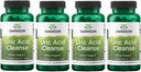 Swanson Uric Acid Cleanse - Dabisks papildinājums, kas veicina nieru atbalstu - Features spēcīgs kombinācija 7 herbs - (60 Veggie kapsulas) 4 iepakojums