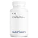Supersmart - NAG papildinājums 1500 mg dienā (N-Acetyl Glucosamine) - Augsta Absorbcija Glikozamīna sulfāts -- Non-GMO & Gluten Free - 90 Veģetārās kapsulas