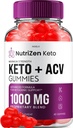 NutriZen Keto ACV Gummies - Advanced Formula Nutri Zen Keto Plus ACV Gummies Apple Sidra Etiķis Keto Nutrizen ACV Gumies Diētiskās Papildinājums Atsauksmes Vīrieši Sievietes (60 Gumies)