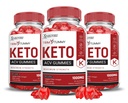 Tikai laboratorijas (3 Pack Trim Cummy Keto ACV Apple Cider Etiķis Formulēts ar granātābolu Biešu sulas pulveris B12 Vegan Non ĢMO 180 Gumijas