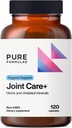 PureFormulas locītavu kopšana + - Premium locītavu atbalsta papildinājums ar hialuronskābi, glikozamīnu, MSM, Green Liped Mussel, Turmeric & More - ne-GMO Formula pieaugušajiem (120 kapsulas)