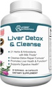 Hibrīda Nutraceuticals Aknas tīrīt Detox & Remonts - Piena dadzis, Artišoka ekstrakts, Dandelion Sakne
