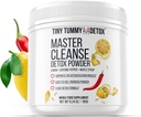 Tiny Tummy Master tīrīt Lemonādes Diēta - 3 dienu sulu tīrīt Augu bāzes Detox pulvera Papildinājums ar citronu, kļavu Sīrupu, un Cayenne Diēta, 6.34oz Konteiners
