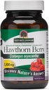 Dabas atbilde Hawthorn Berry , palīdz uzturēt veselīgu sirds un asinsvadu sistēmu , bez lipekļa, ne-ĢMO un košera Sertificēts , Veggie kapsulas 90ct