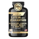 Luteīns un zeaksantīna piedevas - Advanced Acu vitamīni ar astaksantīnu, Omega 3, Resveratrol, Melleņu, Likopēna, Quercetin, Ginkgo Biloba, Vitamīns D 