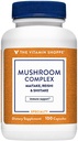 Vitamīnu veikals Sēņu komplekss, (Maitake, Reishi & Shiitake) Antioksidants, kas atbalsta Imūnsistēmu un veselīgu smadzenes (100 kapsulas)