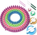 LASĪTĀJA apaļas adāmadatas komplekts ar āķa adatu un Pompom Maker