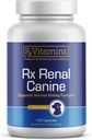 Rx Vitamīni Rx Nieru Kanēlis Nieres Atbalsts suņiem - Piena Thitle ekstrakts, zaļā tēja, & Cordyceps Kapsulas suņiem - Suņu nieru atbalsta papildinājums - 120 sn