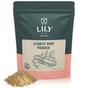 Lilijas ielejas lakrica/lakricas saknes pūderis - zeme Mulethi Avots no Indijas - dabas saldinātājs - Vegan & Gluten-free - iepakots Reselable Pouch (16oz, 453g)