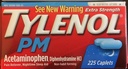 Tylenol PM Extra Strength Caplets (225 ct.) (2 iepakojumi)