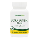 NaturesPlus Ultra Lutein 20 mg - 60 Softgels - Uztura atbalsts veselīgai acu funkcijai - 60 Servējumi