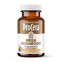 Procera Mega Sēnes - Uzlabota atmiņa, dabas enerģija & Garīgā skaidrība - Clear Mind - Lift Brain Fog - Imūnsupport - Detox - Lauvas Mane Chaga Cordyceps Shiitake Turkey Taile - 60 grāfs